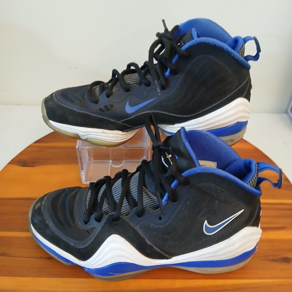 Nike Air Penny V 5 Orlando Mens 7 Black Basketball Shoes Sneakers 537331-040